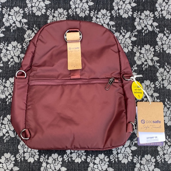 Pacsafe Bags Pacsafe Citysafe Cx Backpack Crossbody Merlot Poshmark
